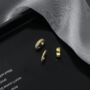 Gold Plated 3pc Slim Ear Cuff Set, thumbnail 5 of 6