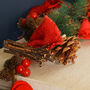 Rose Red Traditional Christmas Garland, thumbnail 5 of 8