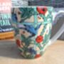 Set Of Six China Aspen Mugs In Blue Bird Trellis Design, thumbnail 7 of 11