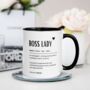 Personalised Boss Lady Mug Promotion Gift, thumbnail 3 of 5