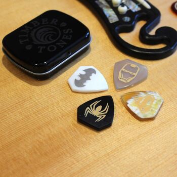 Shield Hero Guitar Picks In A Gift Tin, 6 of 12