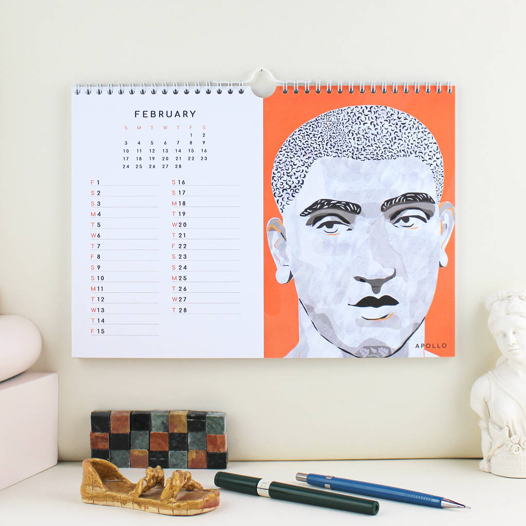 2019 Greek Gods Wall Calendar By Constance and Clay