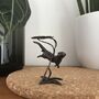 Miniature Bronze Otter Sculpture 8th Anniversary Gift, thumbnail 11 of 12
