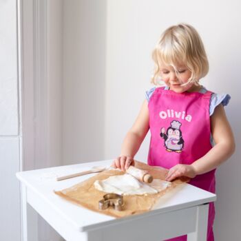 Personalised Penguin Design Children’s Apron, 7 of 7