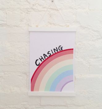 'Chasing Rainbows' Kids Giclee Print, 2 of 3