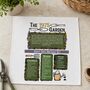 Personalised Handkerchief Pair Gift For Gardeners All Years Available, thumbnail 1 of 9