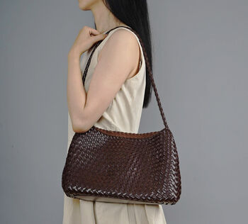 Handmade Weaving Style Shoulder Bag, 4 of 12