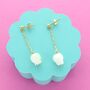 Snow Drop Earrings, thumbnail 1 of 2