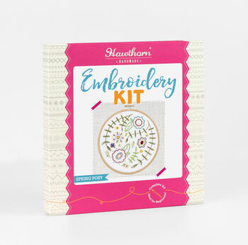 Spring Posy Embroidery Kit, 2 of 7