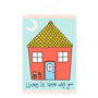 'Home Is Here With You' Colourful House Print, thumbnail 2 of 2