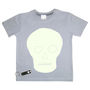 Skull Glow In The Dark Interactive T Shirt/ Sweatshirt, thumbnail 4 of 6