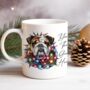 Personalised Bulldog In Christmas Lights, thumbnail 4 of 10