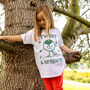 Twist And Sprout Girls' Christmas T Shirt, thumbnail 1 of 4