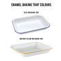 Personalised Initials Enamel Baking Tray, thumbnail 2 of 2
