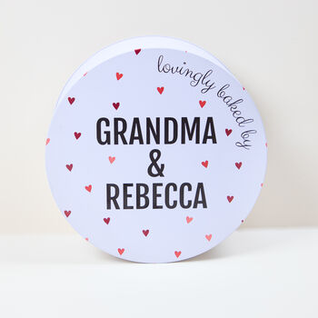 Personalised Lovingly Baked By Circle Cake Tin, 4 of 7