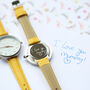 Your Own Handwriting Engraved Anaii Watch Yellow, thumbnail 5 of 8