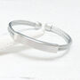 Titanium Double Banded Steel Bracelet | Men's Gift, thumbnail 1 of 9