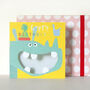 Laser Cut Rhino Birthday Card, thumbnail 3 of 5
