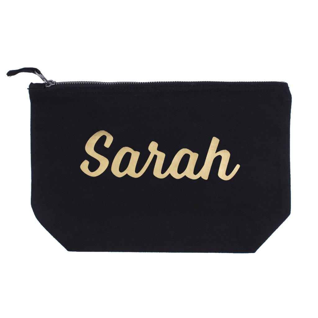 Personalised Name Makeup Bag By Ellie Ellie
