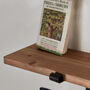 Industrial Style Wall Shelf With Hooks, thumbnail 3 of 3