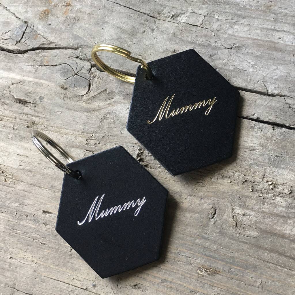 Image of Leather Mummy Key Ring