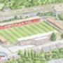 Kidderminster Harriers Fc Aggborough Stadium Art Print, thumbnail 2 of 3