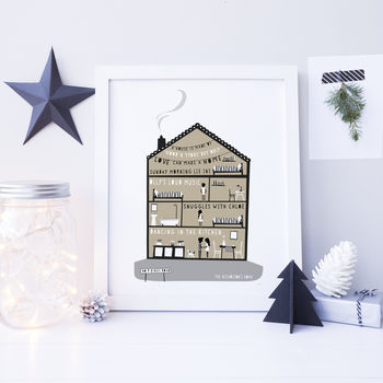 Personalised Family Home Print, 2 of 12