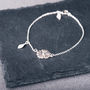 Forget Me Not Silver Bracelet, thumbnail 1 of 4