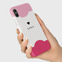 Personalised Pink Scallop Phone Case, thumbnail 6 of 6