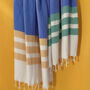 Personalised Cotton Throw, Shawl, Christmas Gift For Her, thumbnail 8 of 9