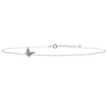 Butterfly Choker Necklace Gold Vermeil/Silver, 5 of 6