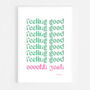 Feeling Good Print Three Colour Options, thumbnail 7 of 12