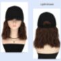 Baseball Cap With Hair, thumbnail 2 of 5