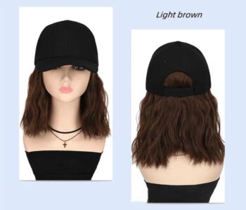 Baseball Cap With Hair, 2 of 5