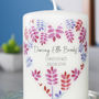 Floral Christening Candle Gift, thumbnail 8 of 8
