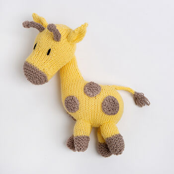Lottie The Giraffe Easy Cotton Knitting Kit, 5 of 8