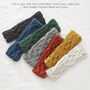 Fair Trade Cable Knit Wool Lined Earwarmer Headband, thumbnail 12 of 12