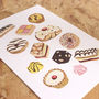 Cakes A4 Giclee Print, Great British Bake Print, thumbnail 3 of 6