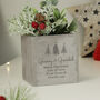 Personalised Christmas Tree Concrete Planter, thumbnail 1 of 2