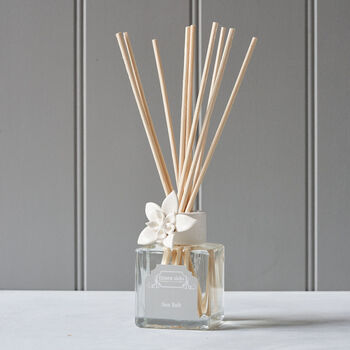 Reed Diffuser Set With Handmade Ceramic Flower Collar, 3 of 10