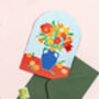 Flowers And Citrus Card, thumbnail 1 of 4