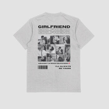 Personalised 11 Photos Boyfriend / Girlfriend T Shirt, 11 of 12