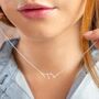 Zodiac Crystal Constellation Personalised Necklace, thumbnail 3 of 6