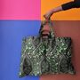 Extra Large African Print Tote Bag | Nkechi Print, thumbnail 1 of 7