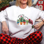 White Christmas Jumper With ‘Succa For Christmas’ Succulent Design, thumbnail 4 of 5