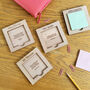 Personalised Teacher Thank You Post It Note Holder, thumbnail 3 of 10
