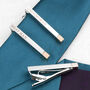 Personalised Groomsmen Two Tone Tie Clip, thumbnail 3 of 6