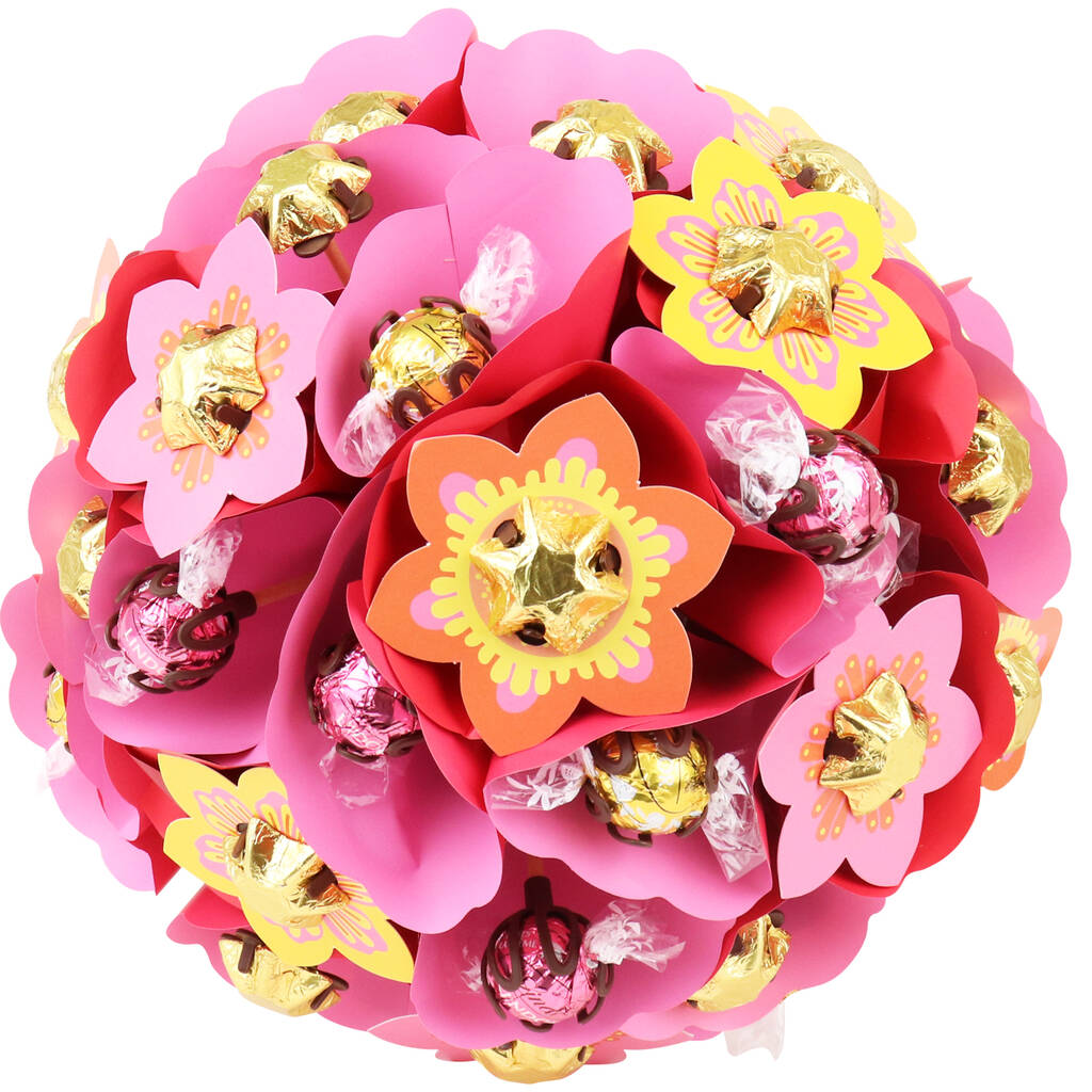 Classic Sunrise Chocolate Flower Arrangement By Edible Blooms | notonthehighstreet.com