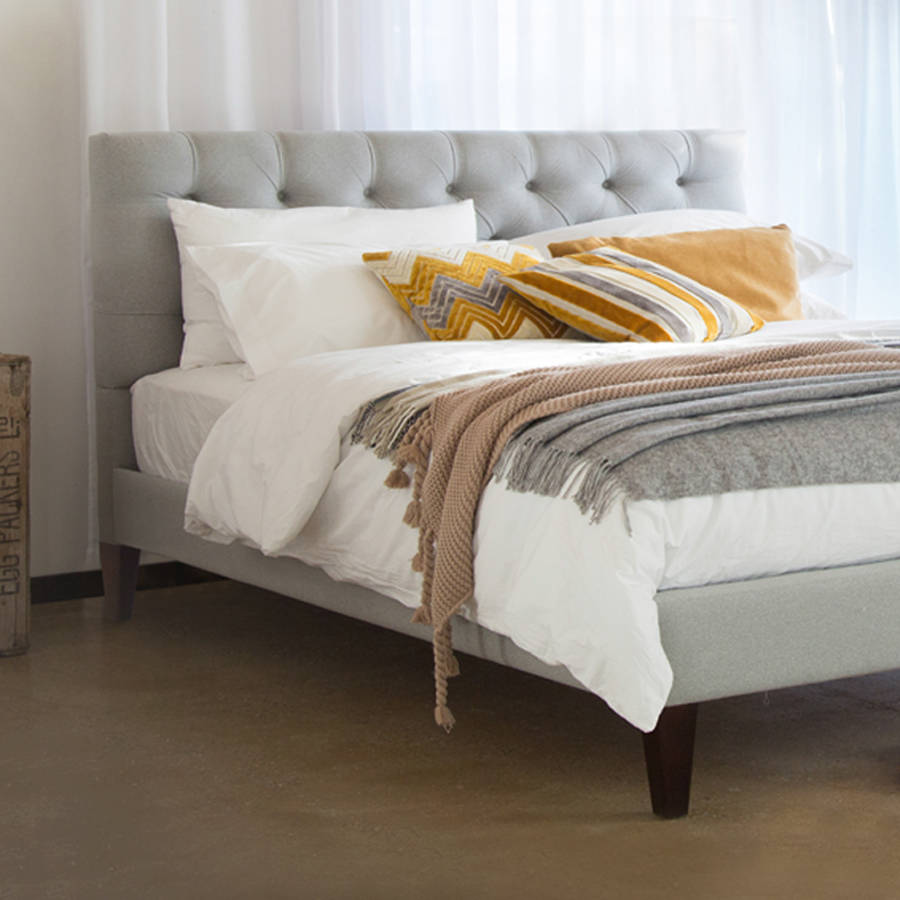 the caesar upholstered bed frame by get laid beds