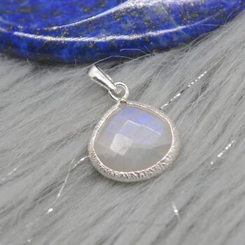 Moonstone 925 Silver Pendant: June Birthstone, 8 of 8